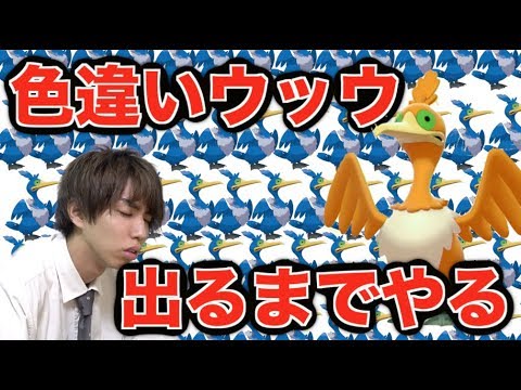 【ポケモン剣盾】色違いのウッウが出るまで終われません。