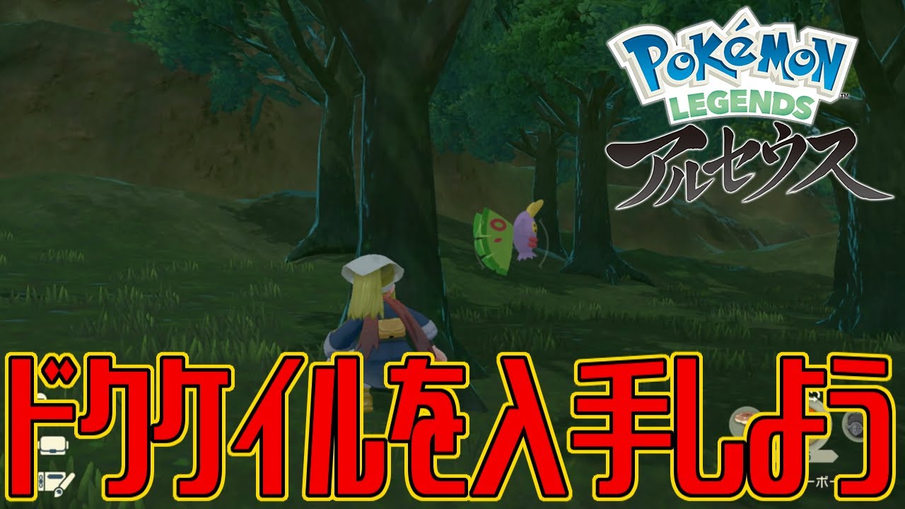【ポケモンアルセウス】ドクケイルを入手しよう【Pokémon LEGENDS アルセウス】