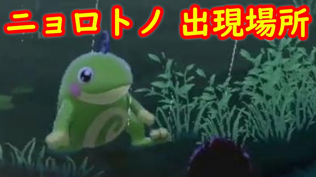 【ニョロトノ】出現場所 攻略【鎧の孤島 ポケモン剣盾DLC】
