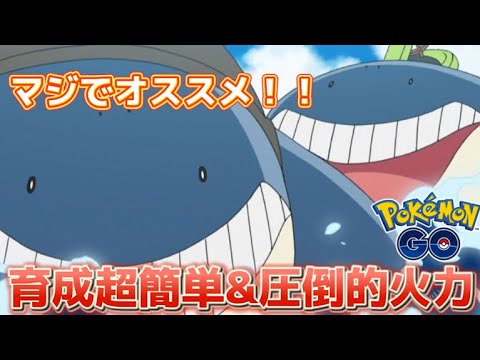 【エレメントカップ】強い！誰でも簡単に使える！！地球に優しいホエルコ【ポケモンGO】
