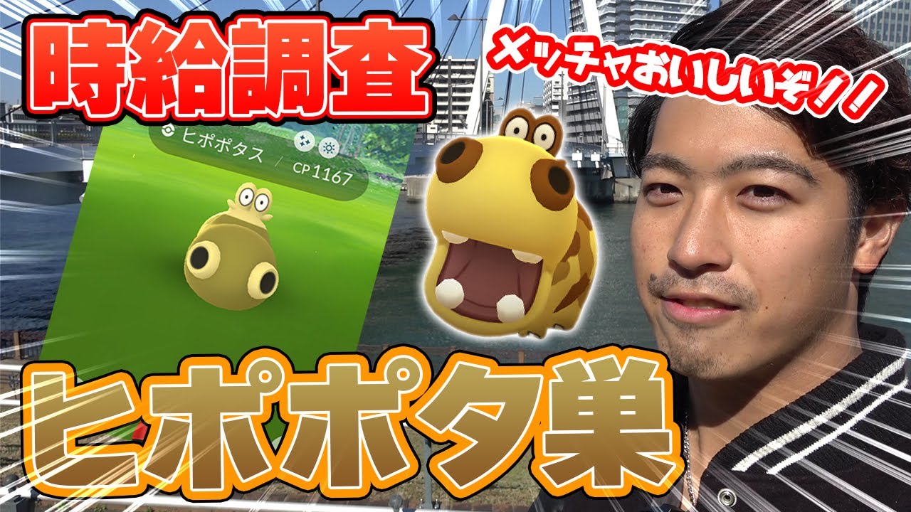 メッチャ出る!! ヒポポタスの巣で時給調査！【ポケモンGO】