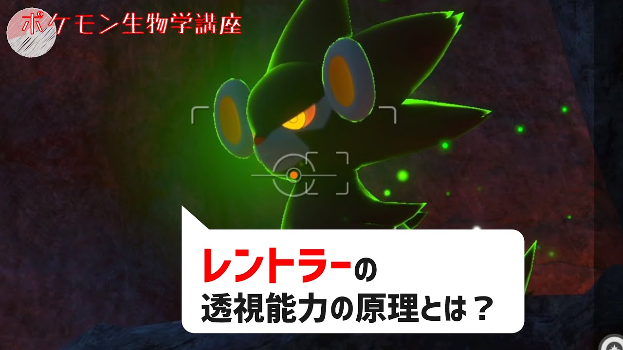 レントラーの透視能力の原理って？｜ダイパリメイク、ポケモン剣盾 #Shorts