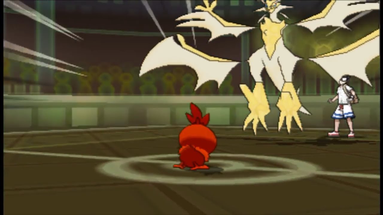 最強のポケモン ウルトラネクロズマ、アチャモに一撃で倒される