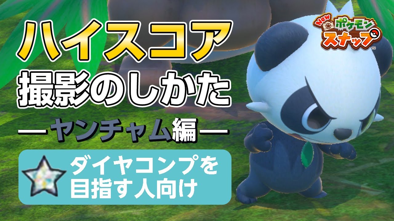 New ポケモンスナップ  星1~星4のヤンチャムをハイスコア・高得点（4000点以上）で撮るコツを紹介。 ダイヤコンプ目指している人にもおすすめ！