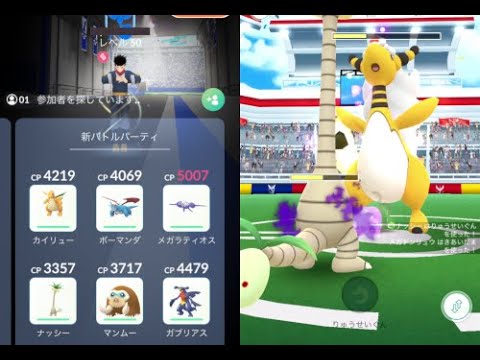 メガデンリュウ ソロ討伐 天候ブースト有り 重複ポケモン無し