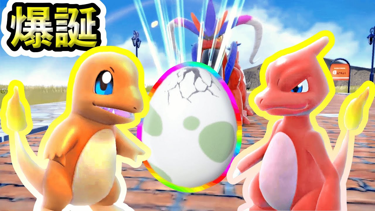 【ポケモンSV】リザードンの卵からヒトカゲとリザードを手に入れたい！