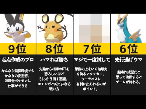 マイナー使い実況者が選ぶ『ガチで強かったマイナーポケモン』TOP10【ポケモン剣盾】