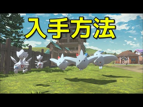 【ポケモン アルセウス】トゲチック トゲキッス入手方法 出現場所 捕まえ方【Pokémon LEGENDS アルセウス】