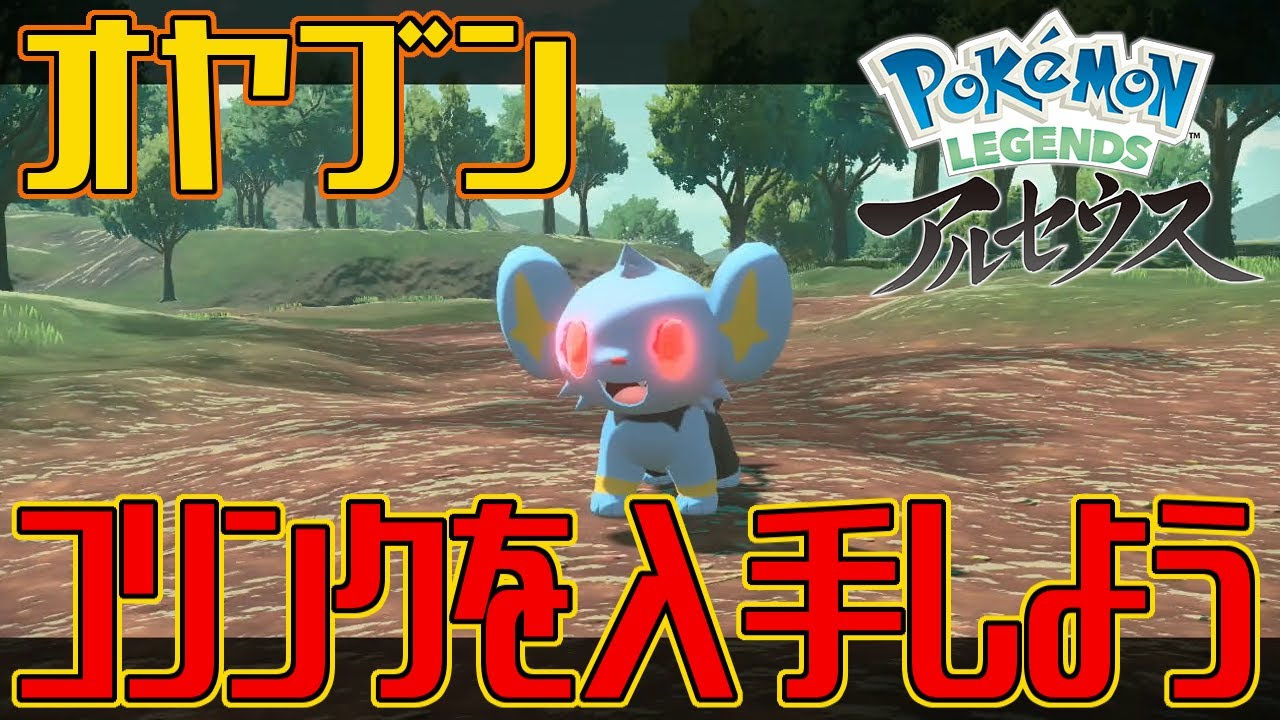 【ポケモンアルセウス】オヤブンのコリンクを入手しよう【Pokémon LEGENDS アルセウス】