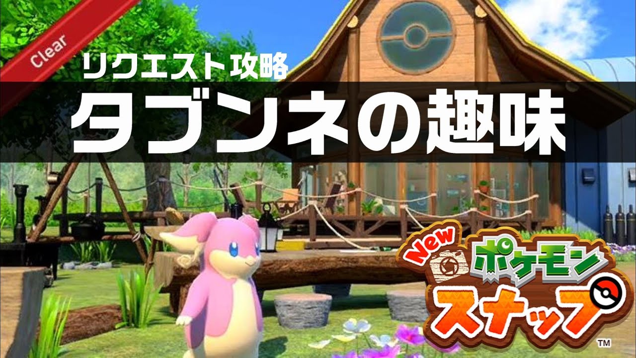 タブンネの趣味【Newポケモンスナップ・リクエスト攻略】