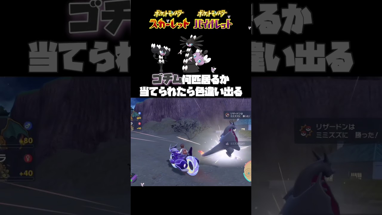 この動画見とけばいゴチム色違い最速で見つかる【ポケモンsv】#shorts