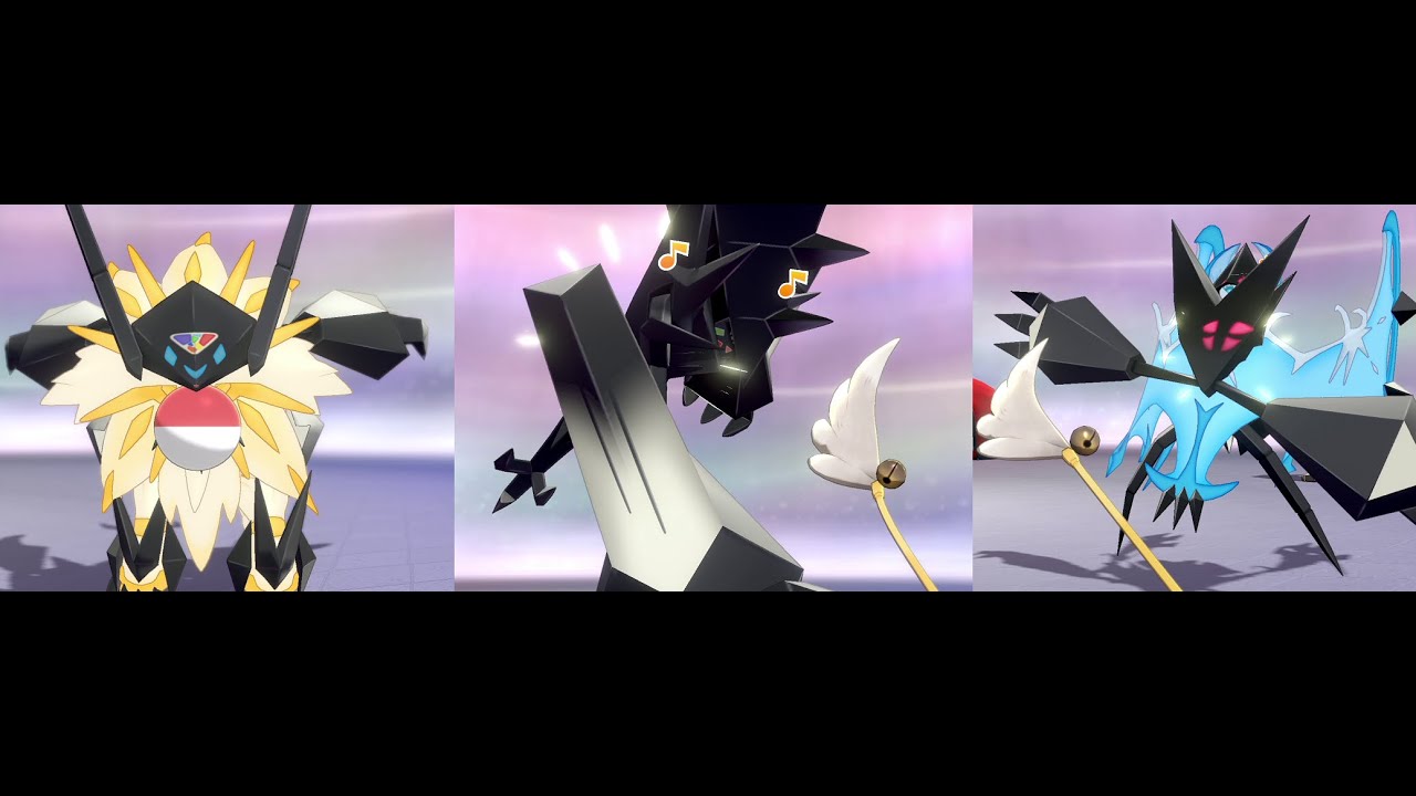 【ポケモン剣盾】ネクロズマ　専用技+タイプ一致ダイマックス技　Necrozma　奈克洛兹玛　 네크로즈마　Некрозма【伝説】