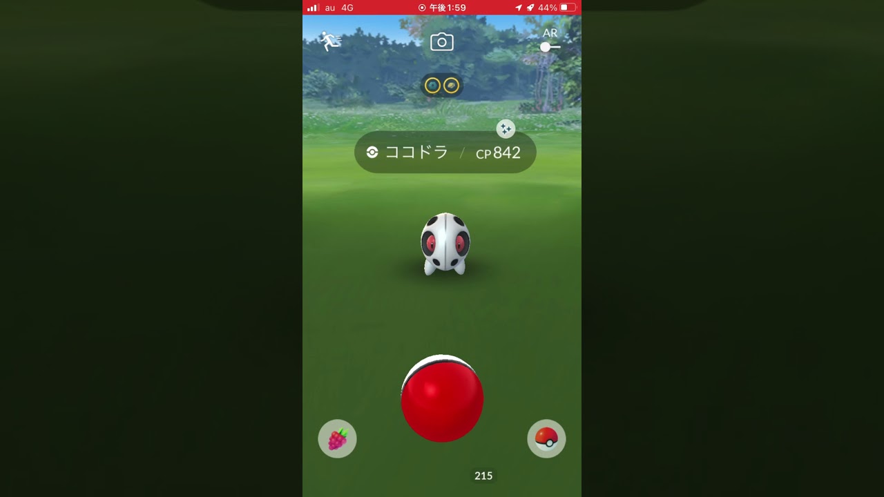 ココドラ色違い！ また来たかーww #ポケモンgo #色違い ＃ココドラ