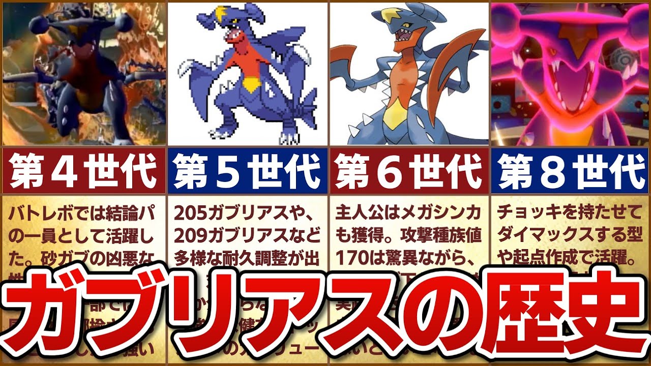 【絶 対 王 者】対戦環境を支配したガブリアスの歴史