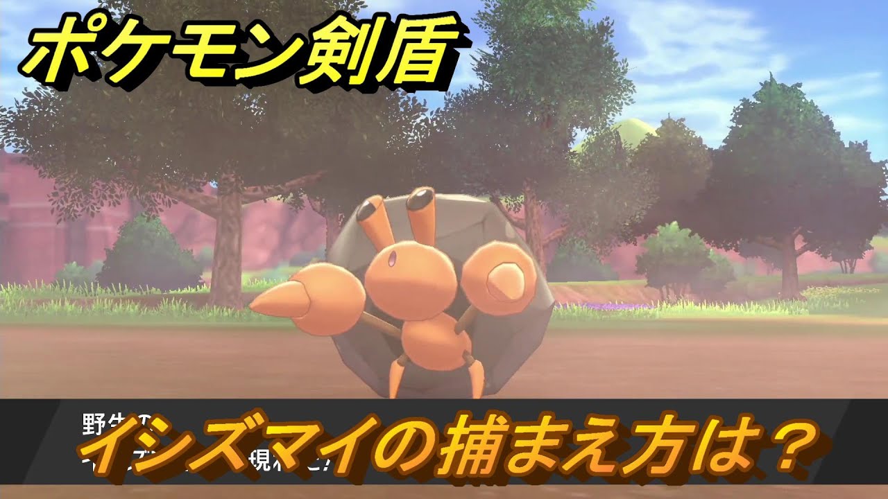 ポケモン剣盾　イシズマイを捕まえる方法！オススメの場所は？天気は？ポケモン図鑑コンプへの道！　最新版【ポケモンソード・シールド】