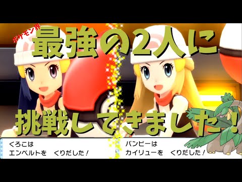 【ポケモンBDSP】トロピウス使いがポケモン界最強クラスのお2人に挑戦してきました！【ゆっくり実況】【ダイパリメイク】