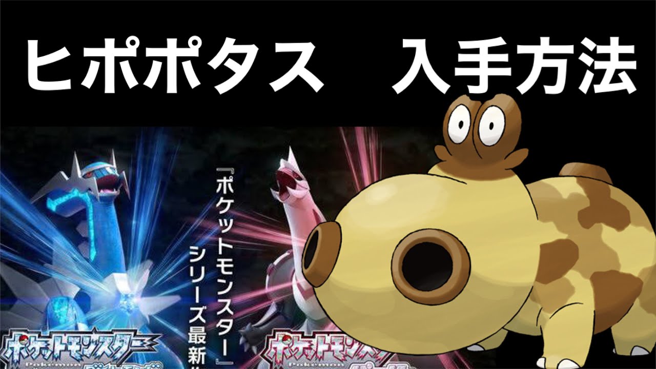 【ポケットモンスター ブリリアントダイヤモンド・シャイニングパール】ヒポポタス入手方法　ダイパリメイク攻略動画　カバルドン