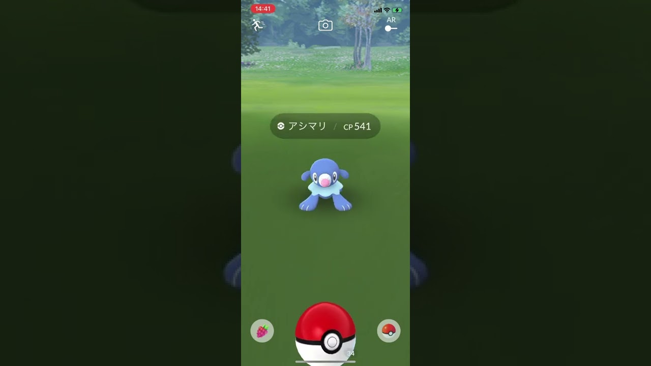 【ポケGO】ポケモンGO アシマリかわいすぎ問題