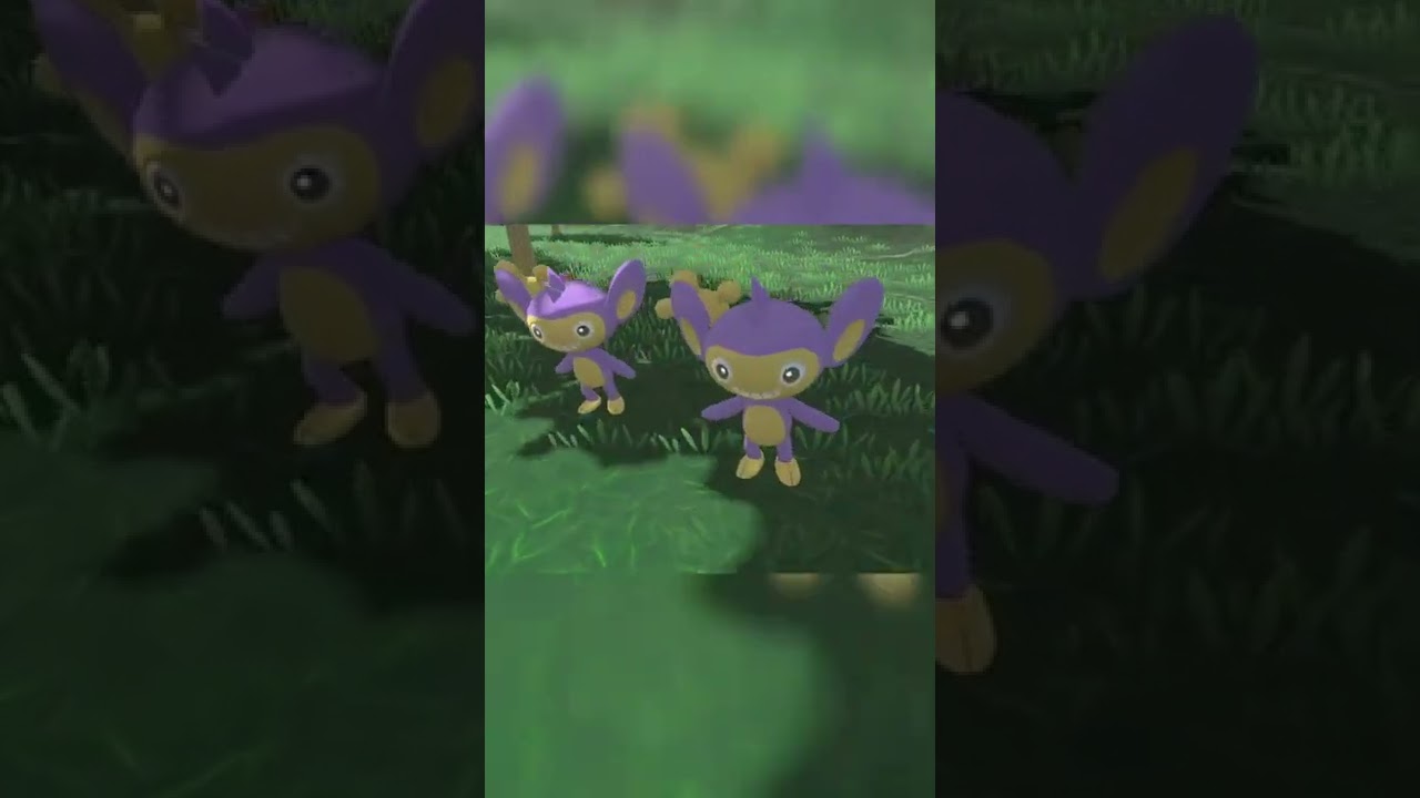 至近距離でみるエイパム【ポケモンレジェンズ】#shorts #ポケモンレジェンズアルセウス #pokemonlegendsarceus