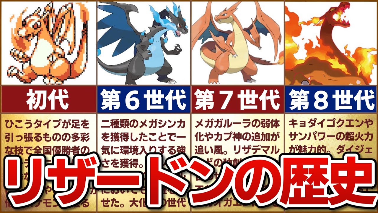 【超火力アタッカー】対戦環境におけるリザードンの歴史