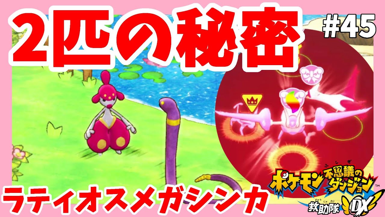 チャーレムとアーボのヒミツの話？メガラティオスかっこいい！#45【ポケモン不思議のダンジョン救助隊DX】