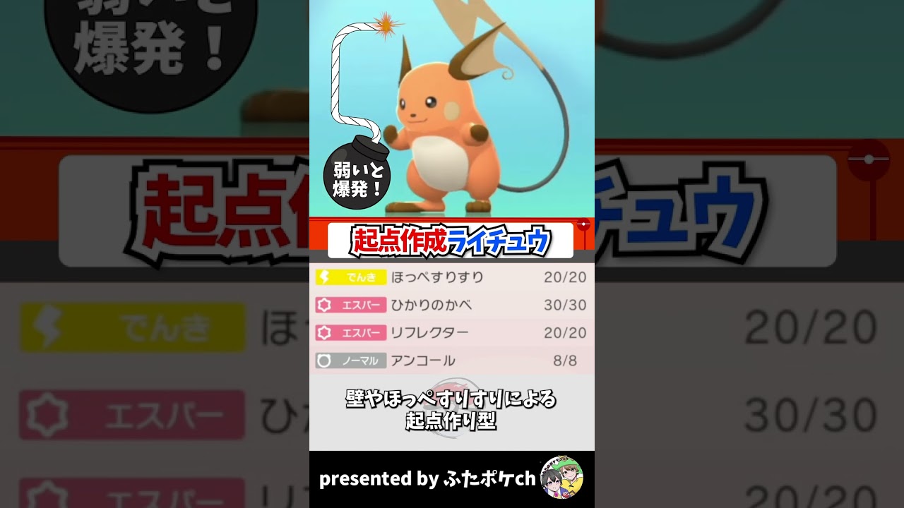 ライチュウさん！進化後なんだから当然ピカチュウより強いよな…？