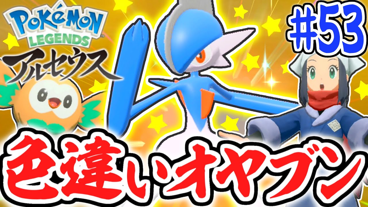 色違いでLv.80越えオヤブン!?最強のエルレイドを大大大発生でゲットしました!!レジェンズアルセウス最速実況Part53【Pokémon LEGENDS アルセウス】