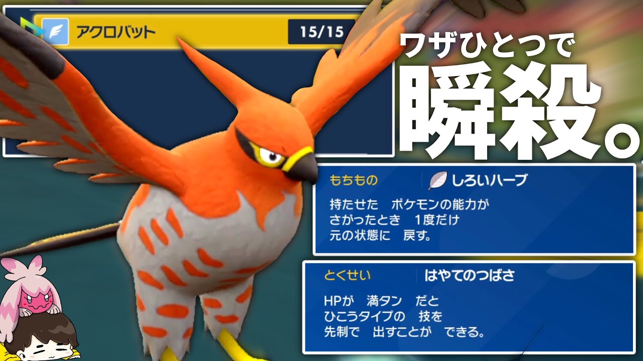 先制攻撃で超火力！アクロバットファイアローで暴れまわれ！ ポケットモンスターsv