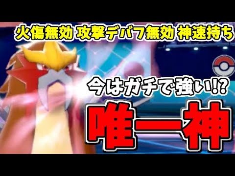 【ポケモン剣盾】圧倒的強化で真の唯一神となった「エンテイ」がなんか強い【冠の雪原】