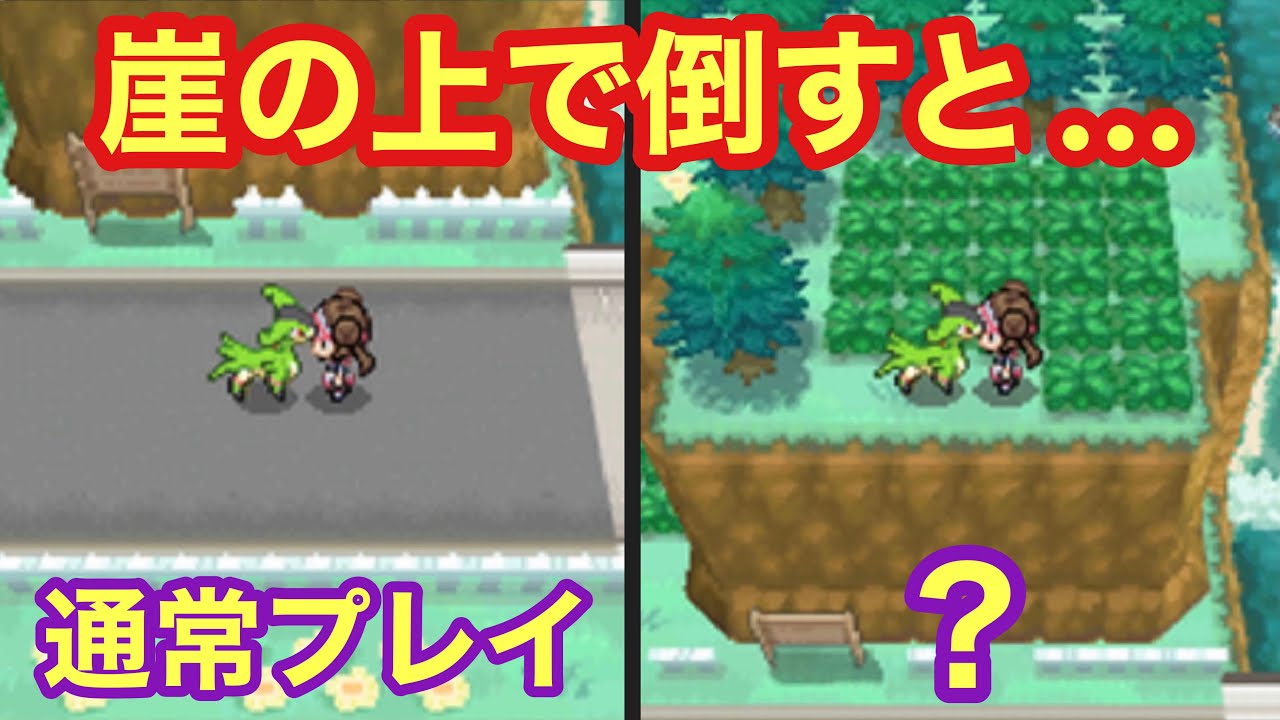 【小ネタ】崖の上でビリジオンを倒すと…【ポケモンBW2】