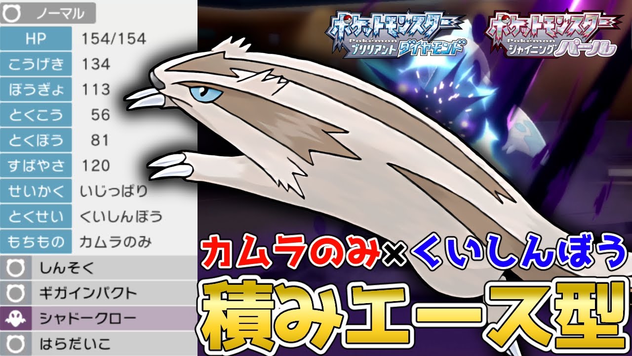 ゴーストタイプで止まらない！パワー全開『マッスグマ』を使って対戦！【ポケモンBDSP】【コロシアム】【No.179】