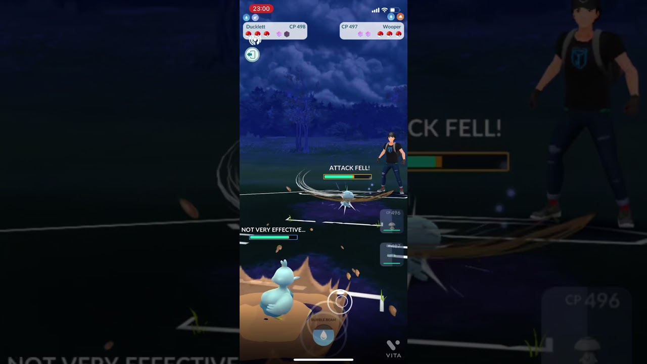 エレメントカップルール (コアルヒー、チョンチー、タマゲタケ)対(クルミル、ウパー、コアルヒー) ポケモンGO