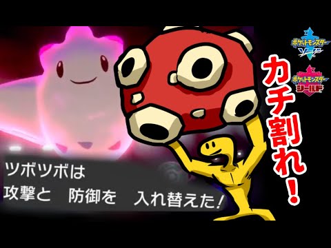 防御を捨て、無謀の道を征くツボツボ【ポケモン剣盾】