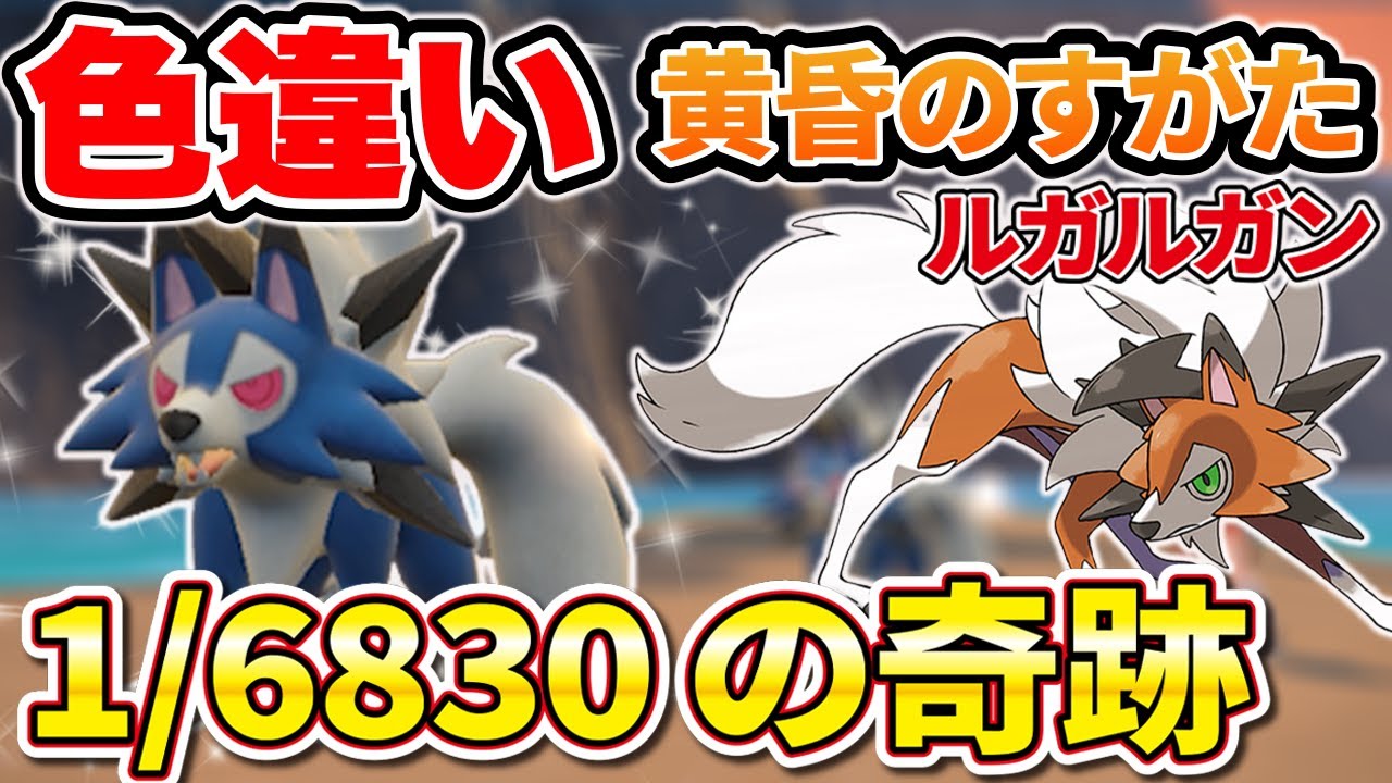 【ポケモンSV】色違い(たそがれのすがた)ルガルガンの捕獲が超難解すぎた【ゆっくり解説】