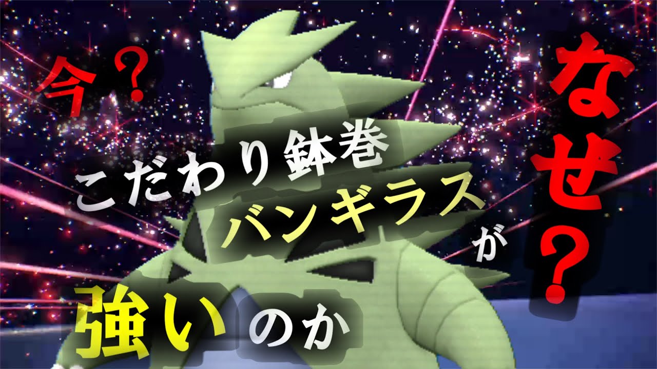 この先必ずバンギラスの時代が来ます【ポケモンSV】