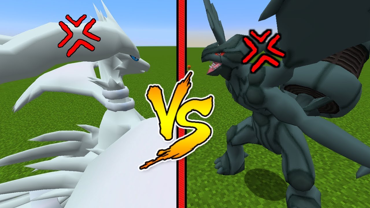 【マイクラ】『レシラム』と『ゼクロム』をガチで喧嘩させてみた結果wwwww