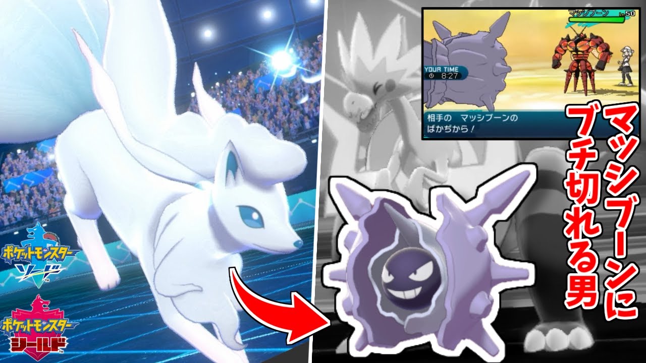 俺がブチ切れた例動画の伝説のコンビを使います。【ポケモン剣盾】