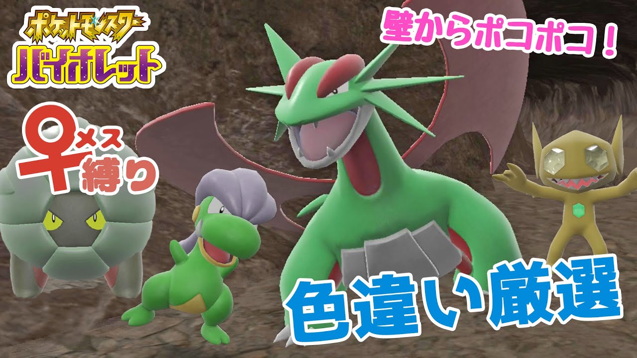 【SV色厳選】壁から湧き出るウワサの洞窟！タツベイ色厳選！【♀縛り】【ポケモンSV】【ゆっくり実況】