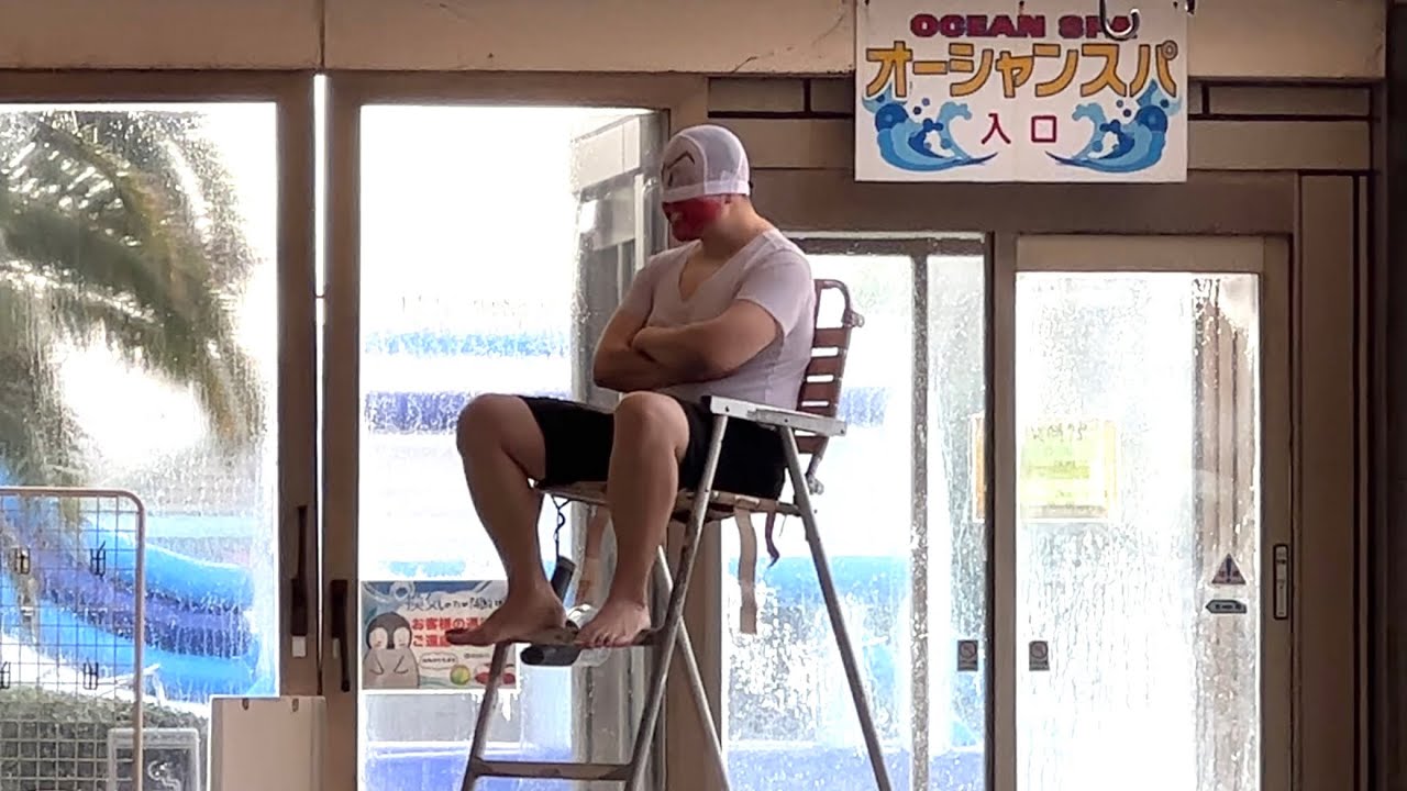 プールを守るマルマイン