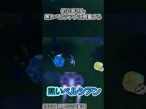 【ポケモンSV】初心者さん。黒いペルシアンに興奮する #shorts