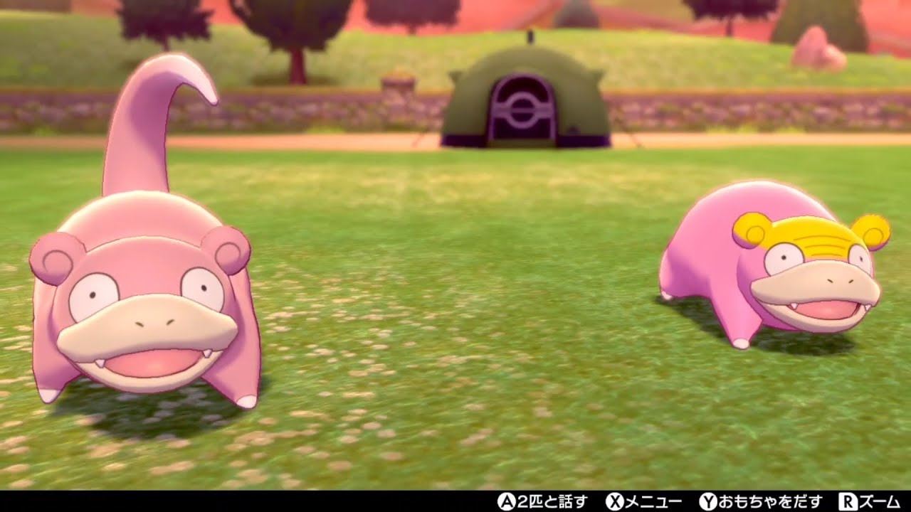 ゆったりとやってくるヤドン