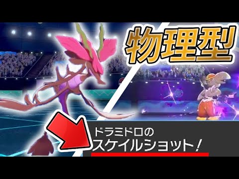 ハピナスも起点に！『物理ドラミドロ』なら自力で全抜きできるんじゃね！？【ポケモン剣盾/鎧の孤島】