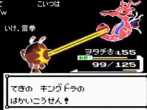 (コメ付き)ポケモン　オタチだけで殿堂入り目指す③