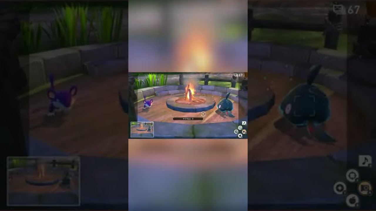 【Newポケモンスナップ NEW POKÉMON SNAP】ヤブクロンの喜ぶところが可愛い #shorts