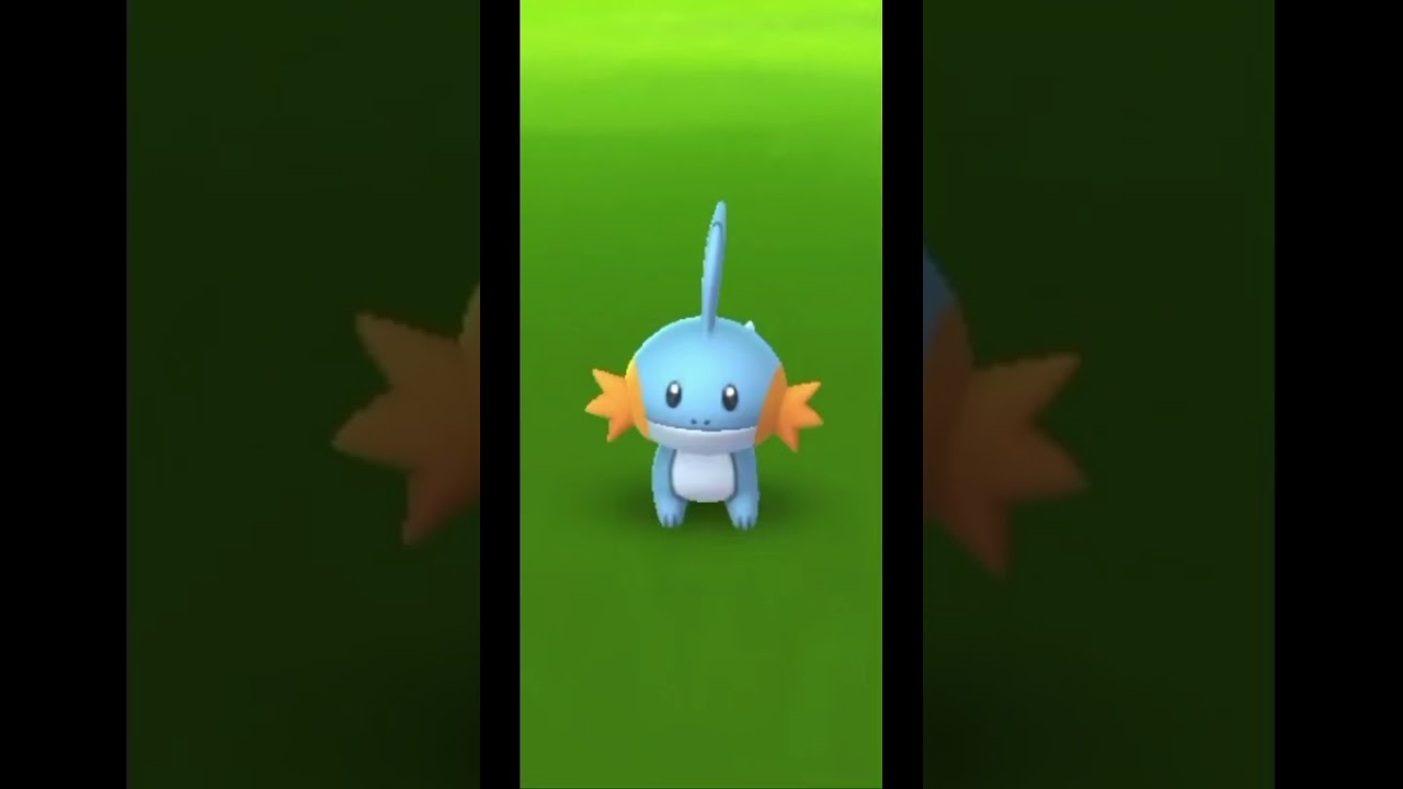 【ポケモンGO】野生のミズゴロウが可愛すぎるから見てくれ！！