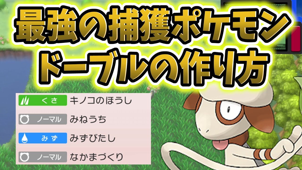 【ポケモンBDSP】最強捕獲要因のドーブルの作り方！技のカスタマイズもできる！【厳選/ポケモン ブリリアントダイヤモンド・シャイニングパール/ダイパリメイク】