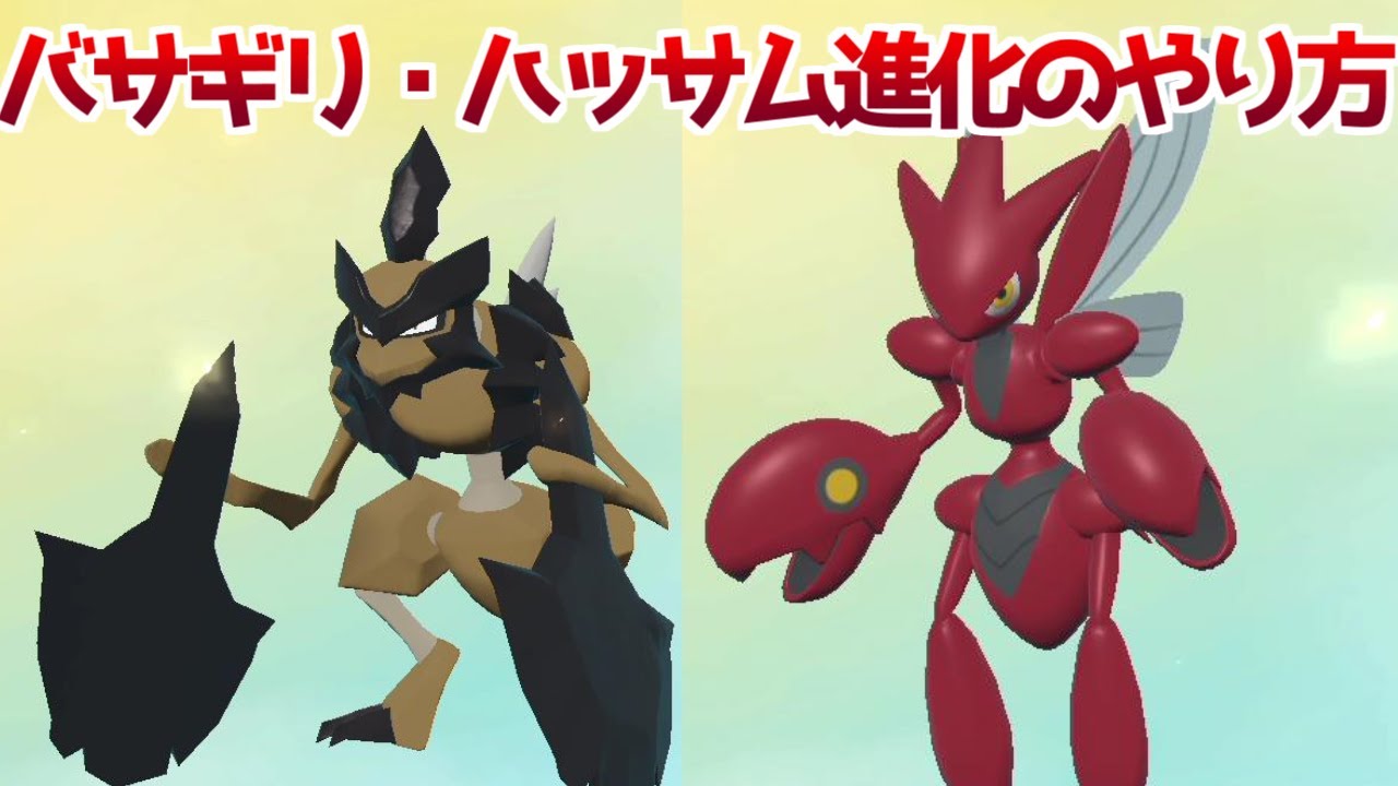 ストライク  バサギリ ハッサム 出現場所 入手方法 進化方法 攻略【Pokémon LEGENDS アルセウス ポケモン レジェンズ アルセウス】