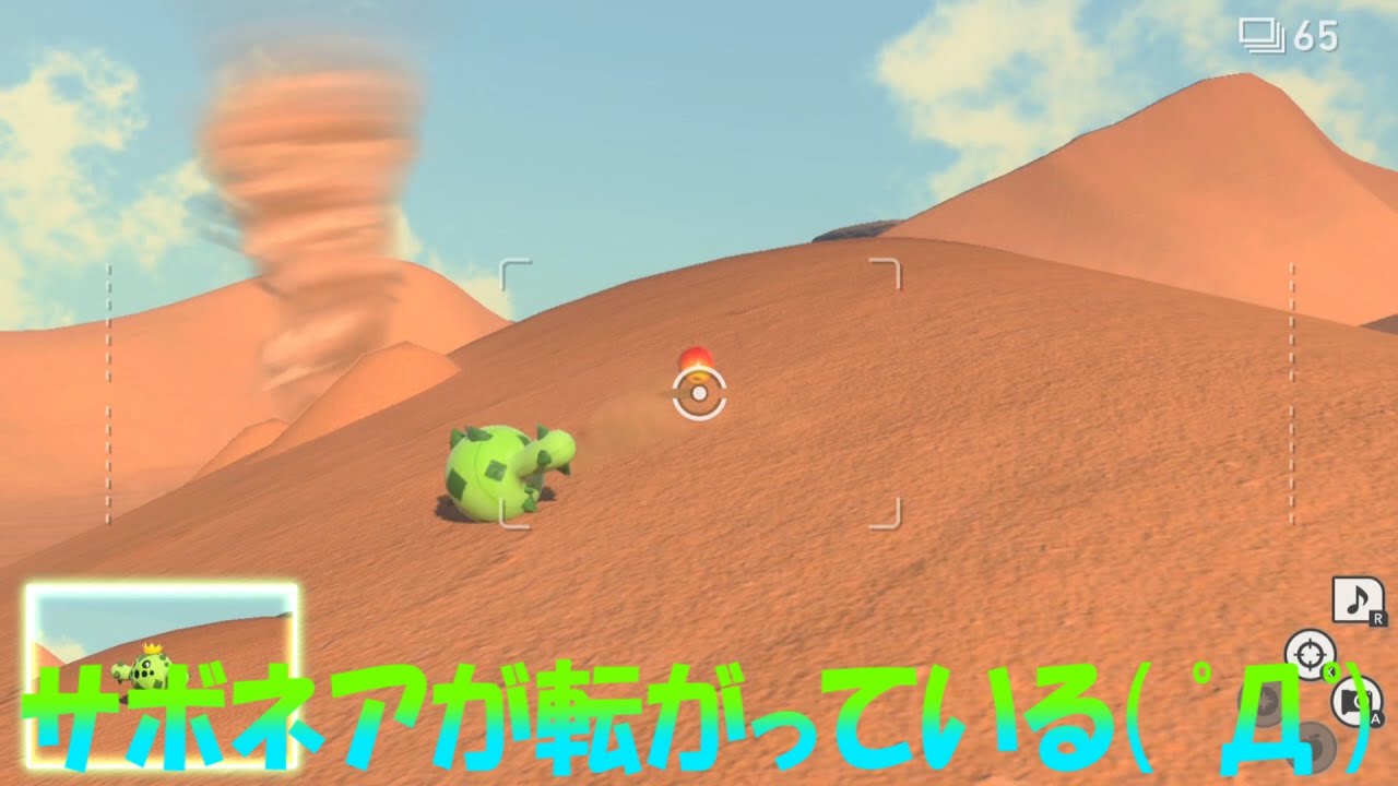 サボネアが転がっているだけ/ (ポケモン ショート動画)　part118  #Shorts