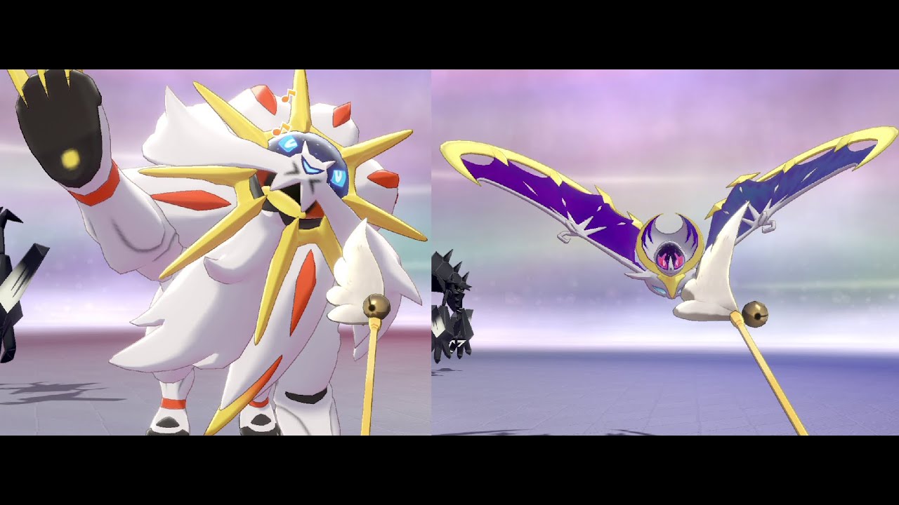 【ポケモン剣盾】ソルガレオ＆ルナアーラ　専用技+タイプ一致ダイマックス技　Solgaleo Lunala　索尔迦雷欧 露奈雅拉　솔가레오 루나아라【伝説】