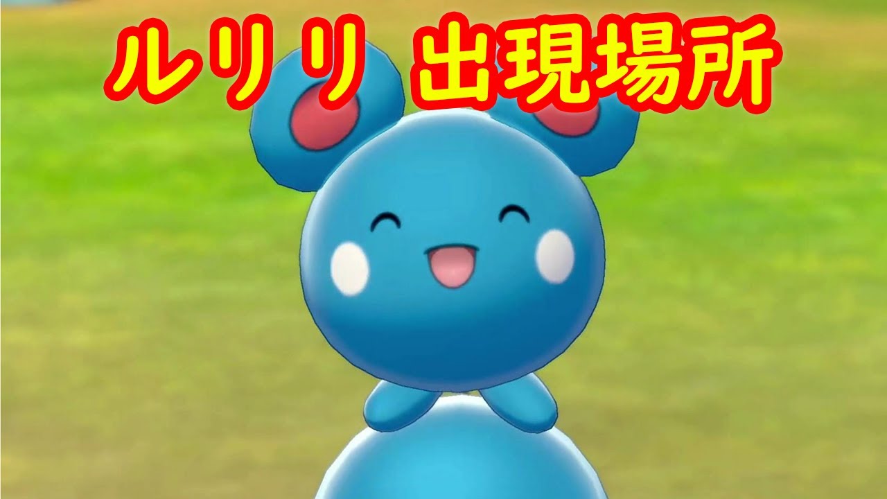 【ルリリ】出現場所 攻略 + キャンプで遊ぶ【鎧の孤島 ポケモン剣盾DLC】